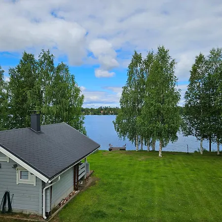 Riverside Loghouse Villa